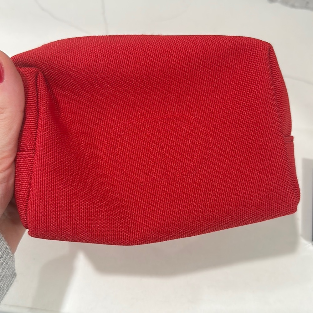Dior GWP Cosmetic Bag and Rluge 999 red lipstick